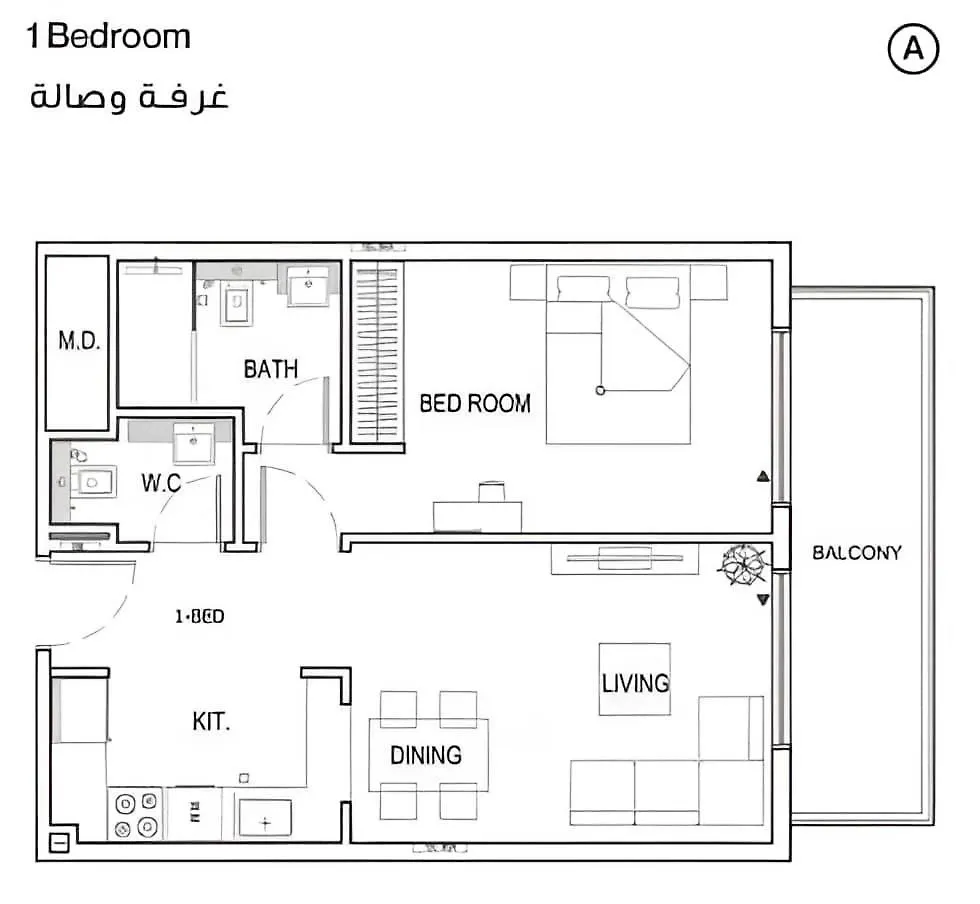 Peace And Tranquility In This 1 Bedroom In Jvc Dubai 0*,  United Arab Emirates